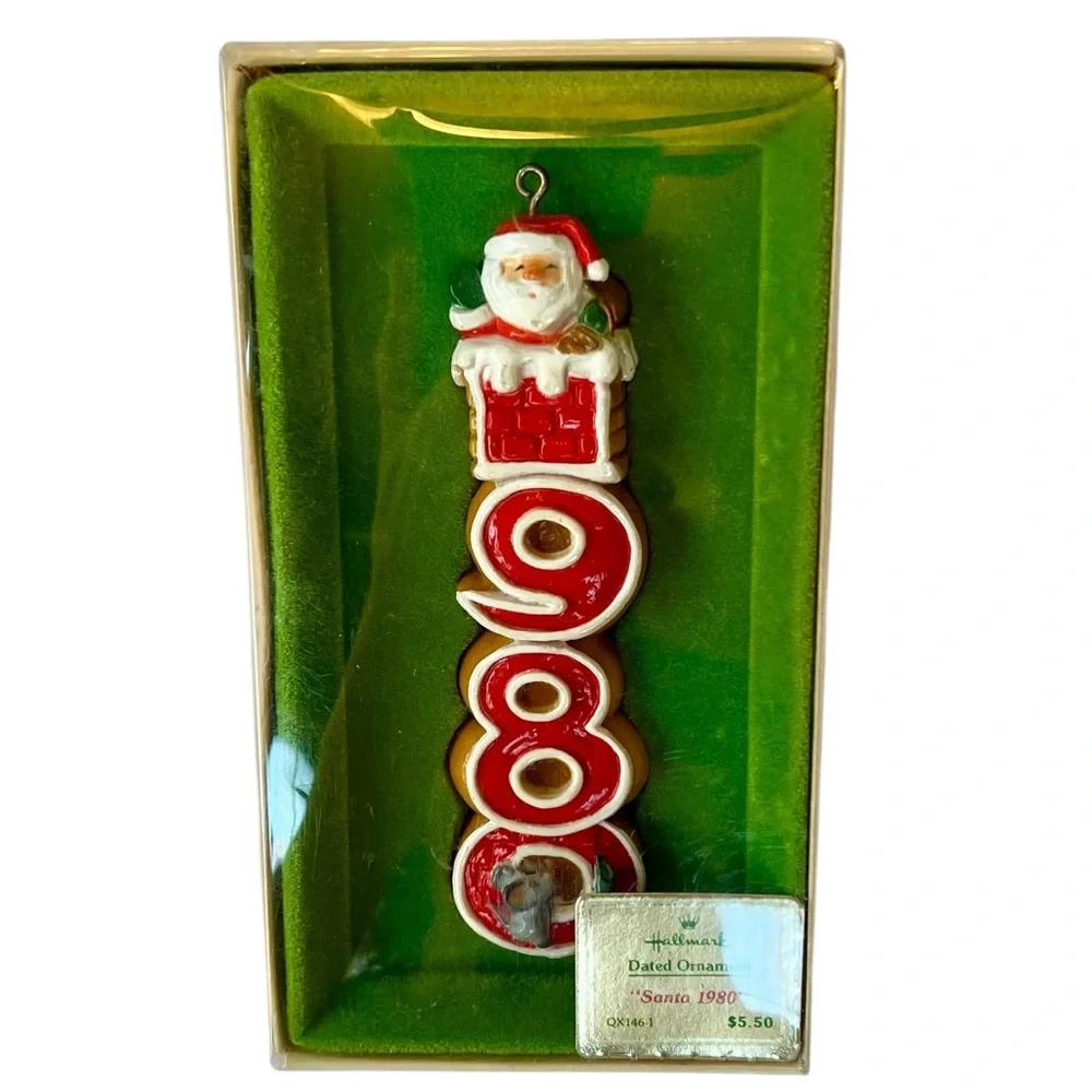 Hallmark 1980‎ Ornament Santa Tree Trimmer Collection